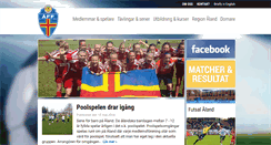 Desktop Screenshot of fotboll.ax